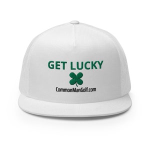 Get Lucky Flat Bill Trucker Snap Back