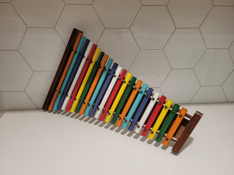 Vintage Color Chime Xylophone Etsy