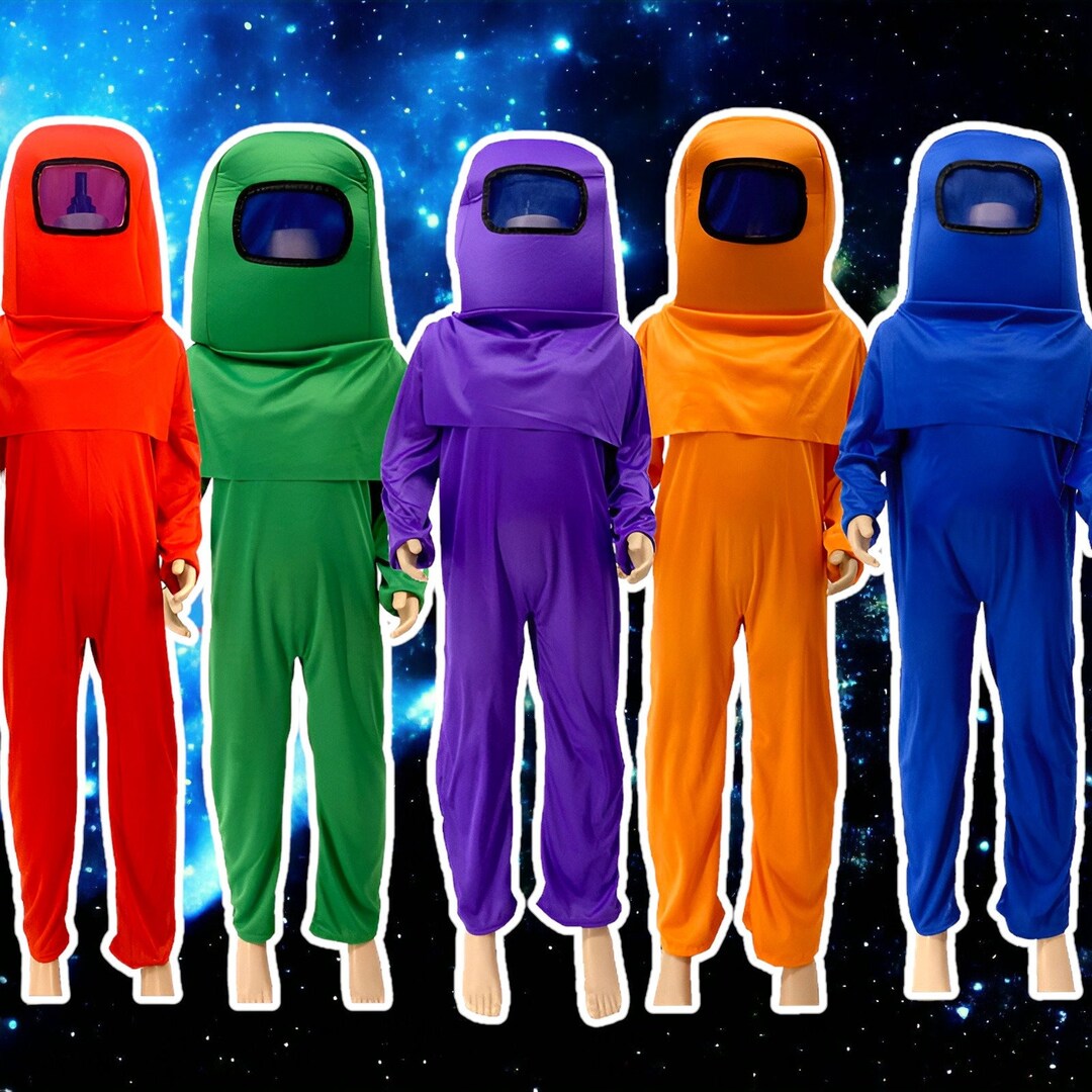 Among Us Cool Kids Halloween Costume Imposter Cosplay Etsy