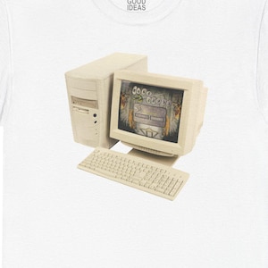 Runescape PC Shirt, 90s Computer Graphic Shirt, 100% Cotton, Unisex