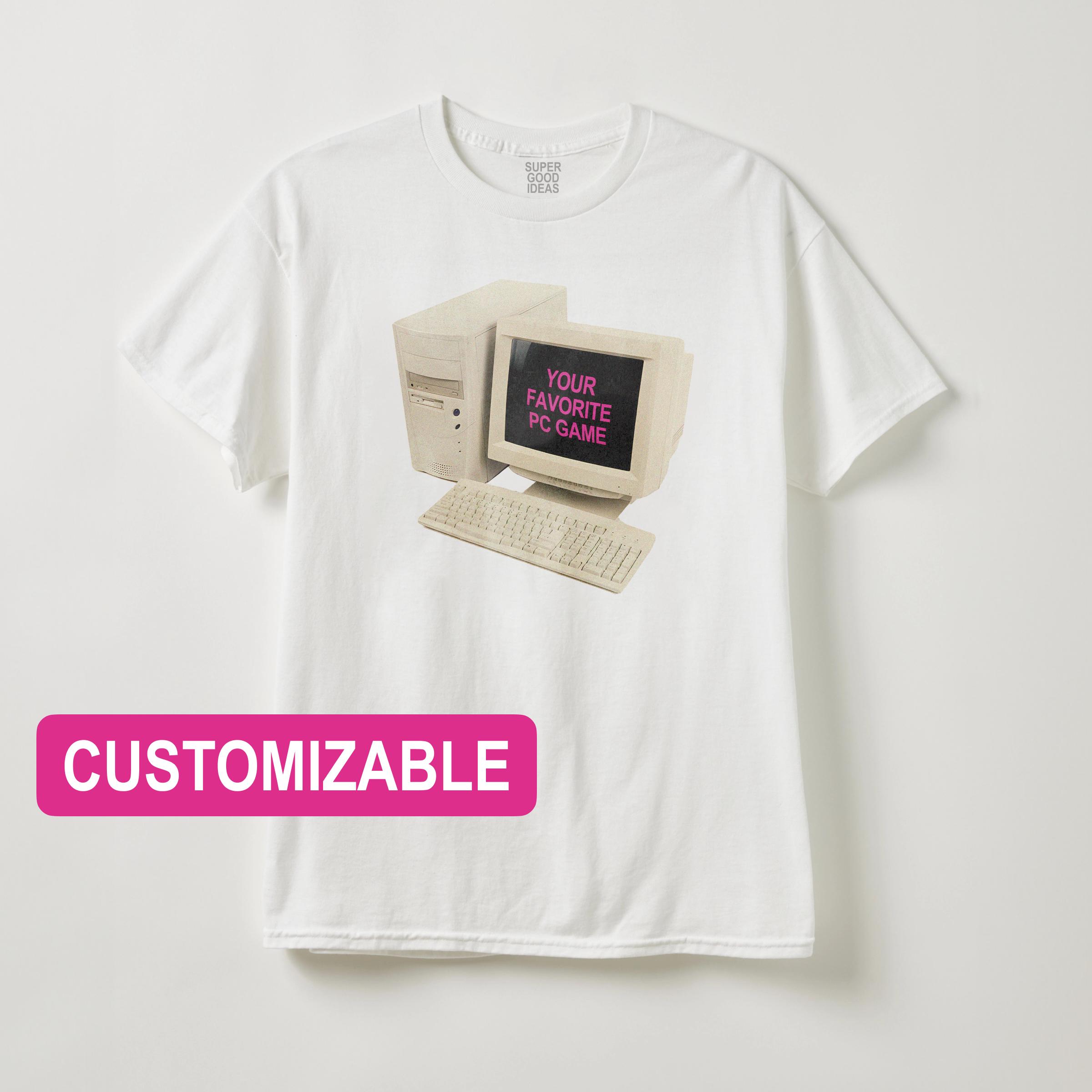Custom PC Game Shirt, Gaming Shirt, MMORPG Shirt, Shirt for Gamer, Gamer Gift, Gift for Gamers, Video Games Shirt