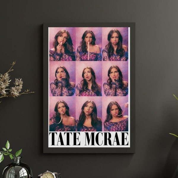 Tate McRae Poster, Tate McRae, Think Later Poster, Digital Download, Tate McRae gift, Dorm Room Decor, Wall Art, Album Poster