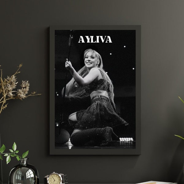 Ayliva Poster - Ayliva in Liebe Tour 2024 Music Poster Deutsch Musik Wall Art