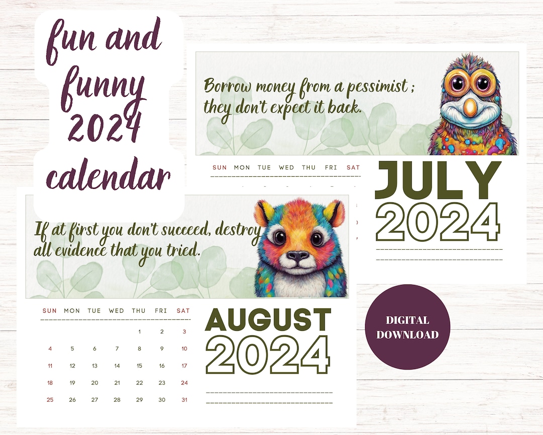 Funny Calendar 2024