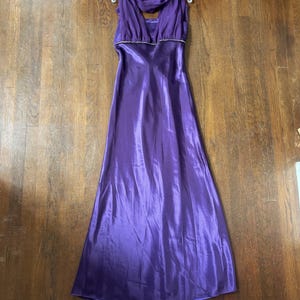 90s prom dress with shawl 90s Cornflower Blue Spaghetti Strap Prom Slip Dress w/ Shawl