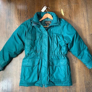 Green 90's Eddie Bauer Jacket - Etsy