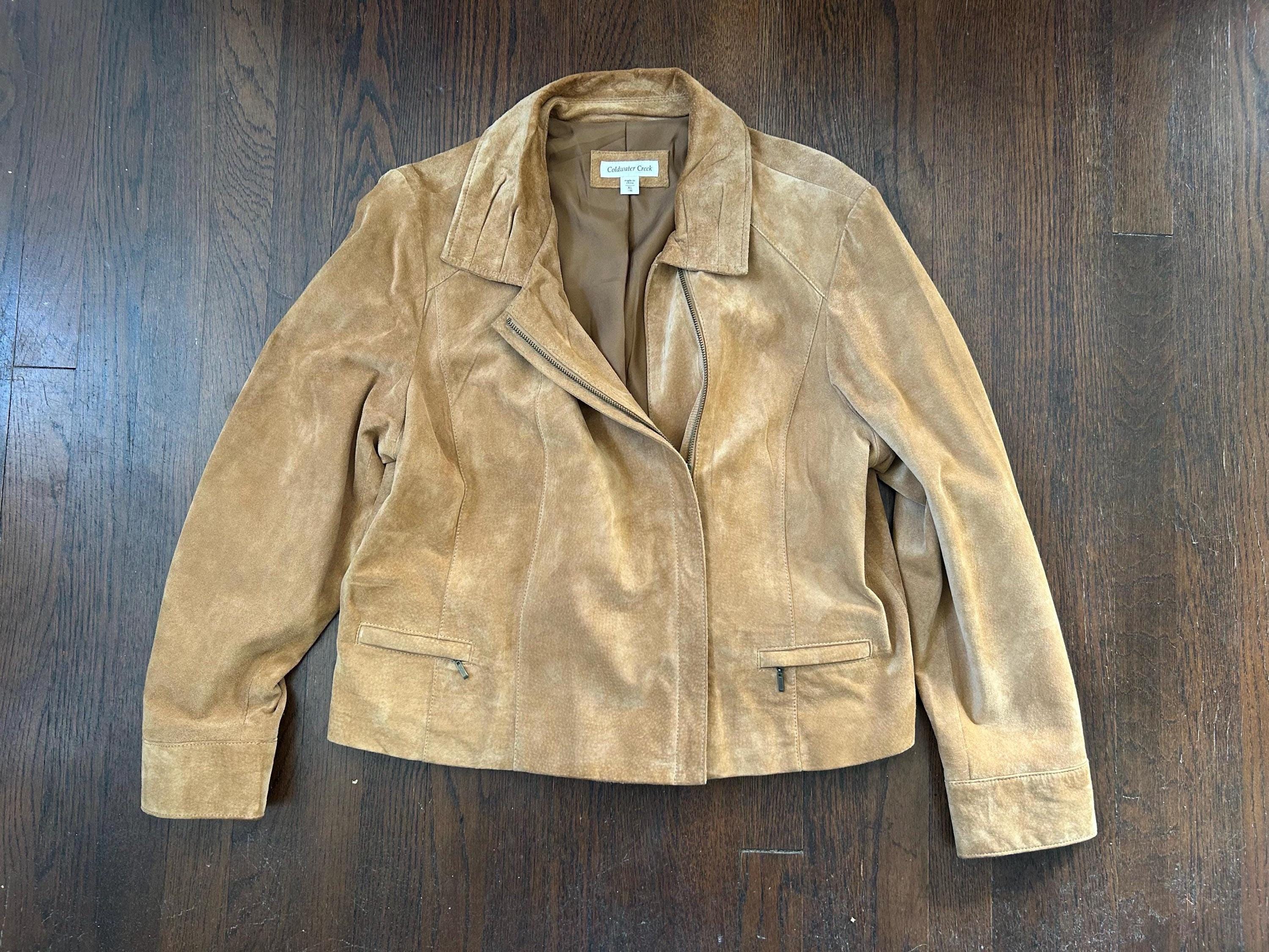 Leather Jacket 2000s Brown Vintage - Etsy