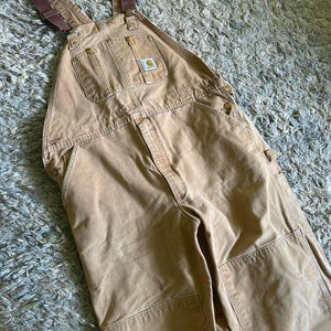 Carhartt Double Knee Overalls - Etsy