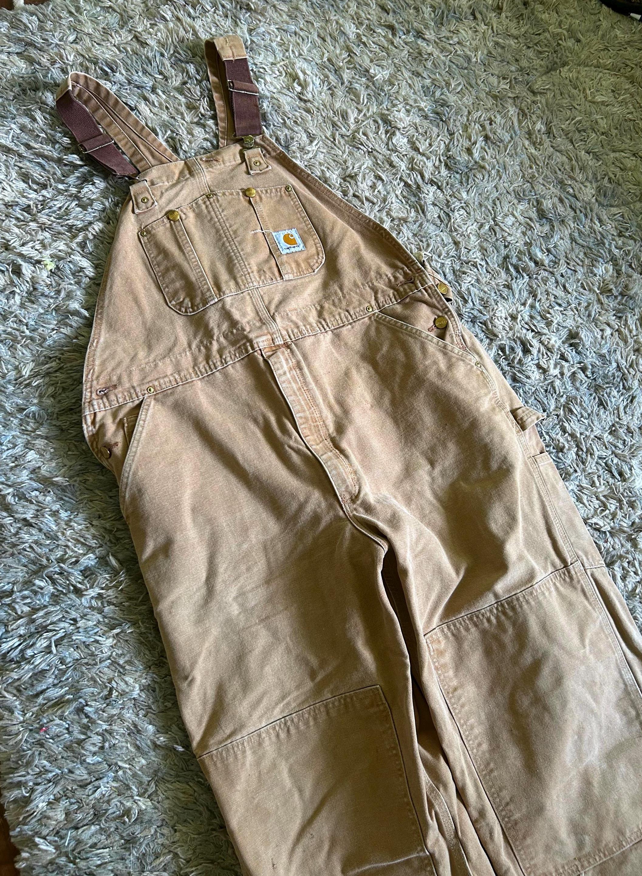 Carhartt Double Knee Overalls - Etsy