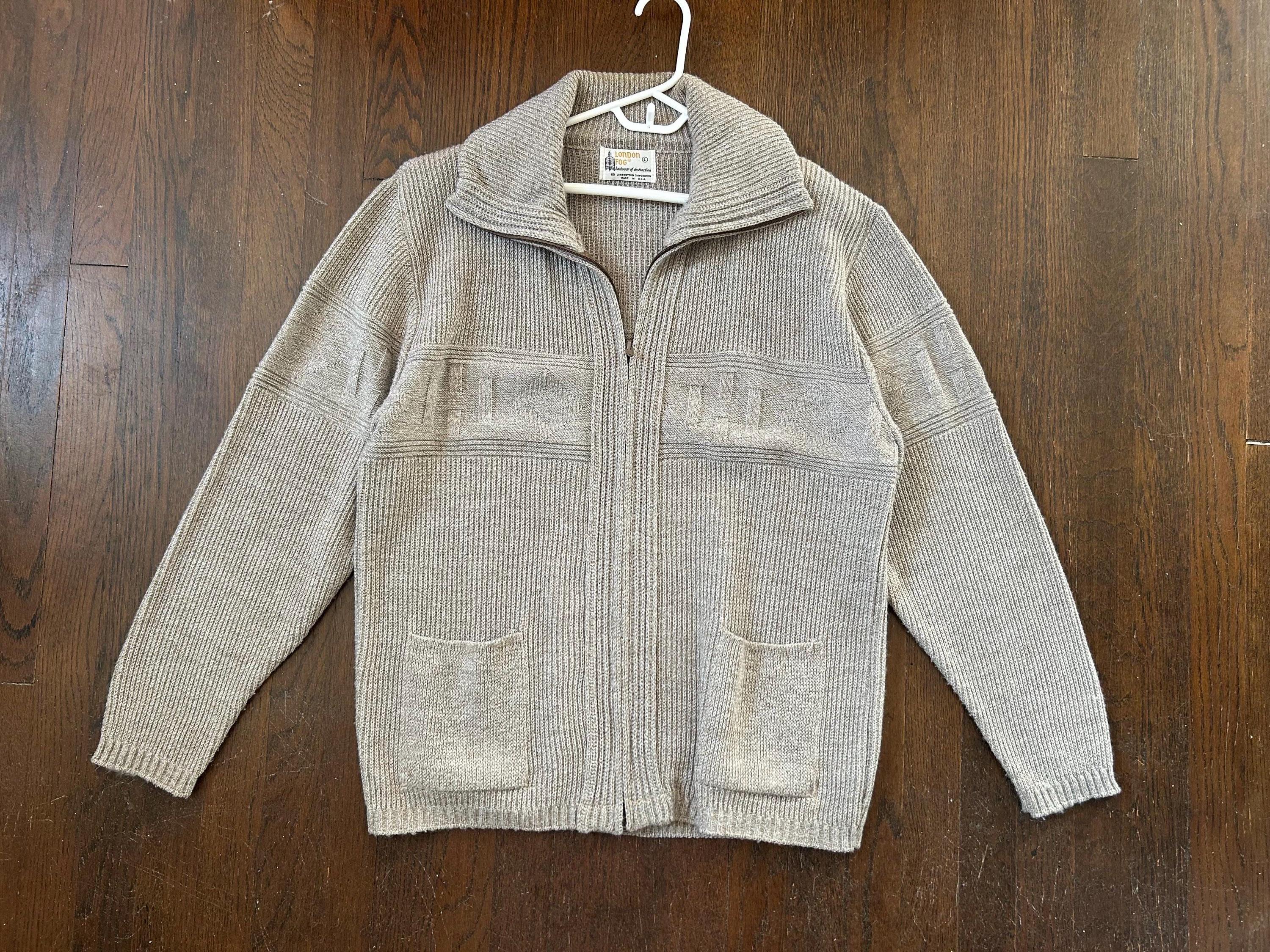 70s Zip Sweater - Etsy