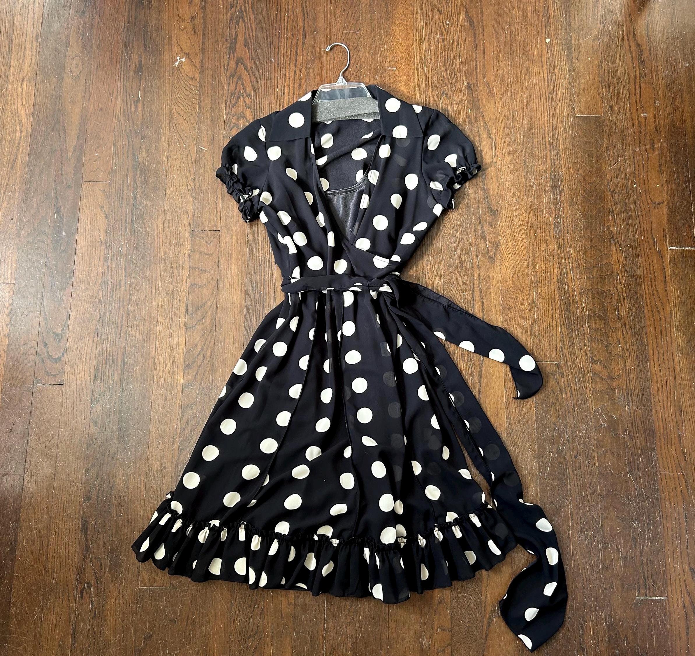 Chiffon Belted Dress - Etsy