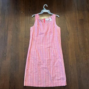 90s Gingham Dress - Etsy