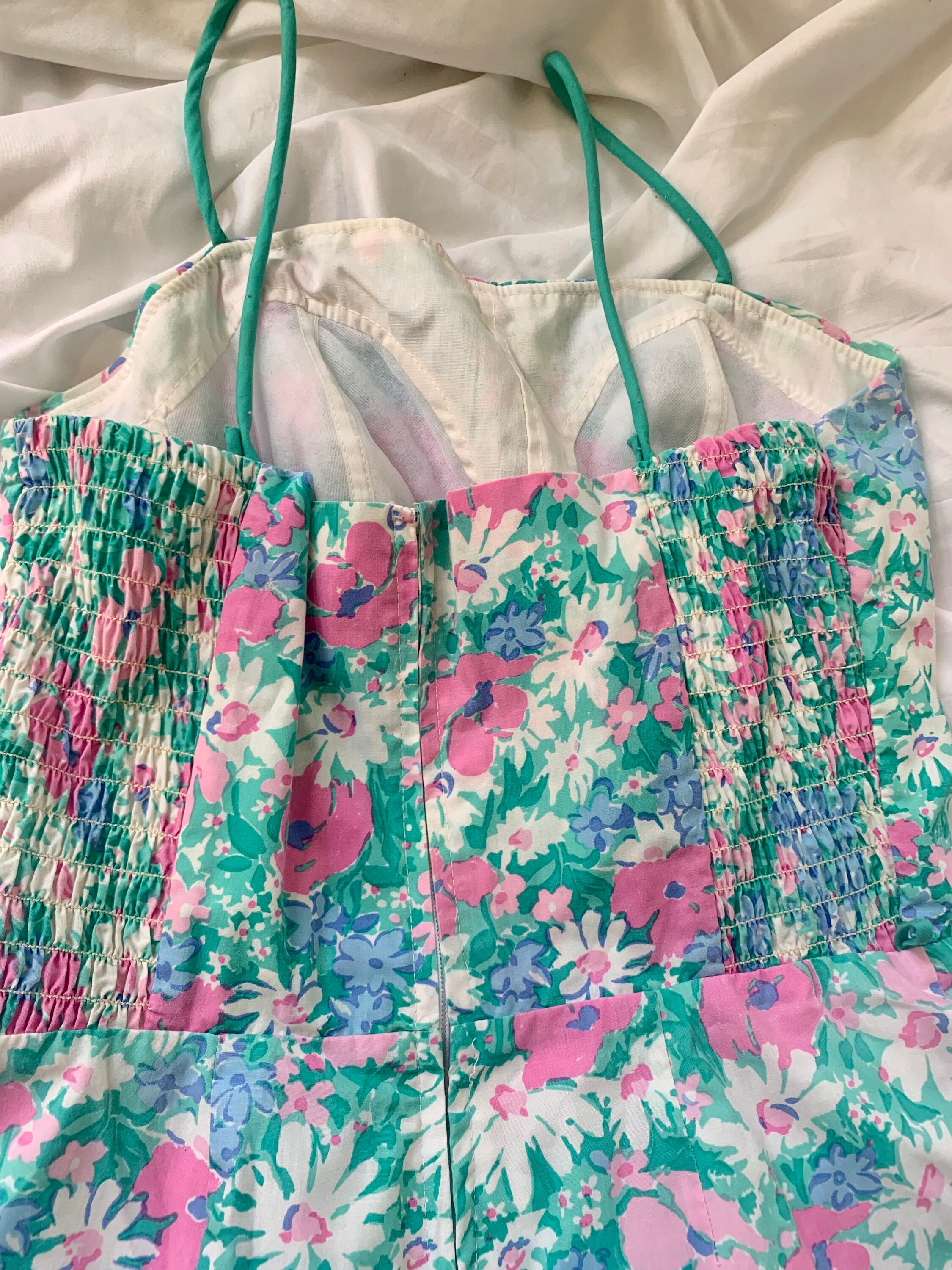 1980s tropical romper