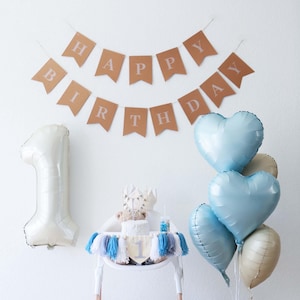 1st birthday party decor, boy first birthday decor, 1st birthday boy, Theme 1st birthday boy, pastel balloons, boho first birthday