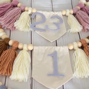 High chair banner, wild one birthday, safari birthday banner, woodland first birthday party, woodland banner
