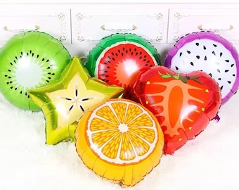 Erdbeere erster Geburtstag Ballon, Obst Party Decor