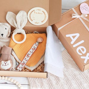 Willkommen Baby-Geschenk-Box, Neugeborenen Baby-Geschenk-Box, Babyparty-Geschenk-Jungen, kundenspezifische Baby-Geschenke Personalisierte Baby-Geschenkkorb, neue Mutter Geschenk