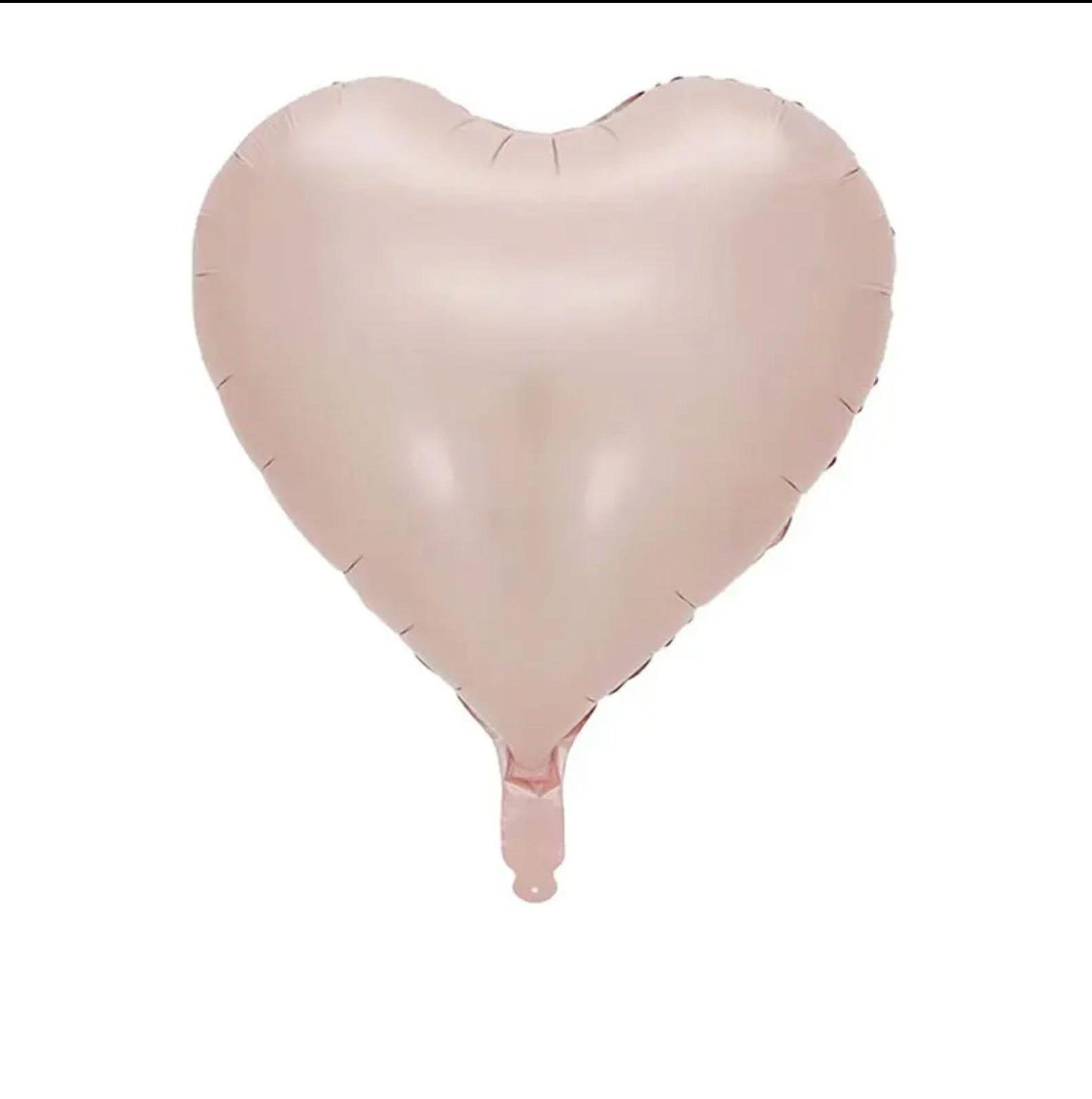 Baby Girl Pink Number Balloon Heart Set, 1st Birthday Baby Girl, Blush ...