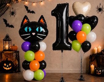 Halloween 1st birthday balloon, a little boo Baby birthday, cute Ghost balloon, baby Halloween birthday
