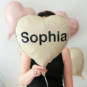 Happy birthday decal, Custom vinyl decal name balloon, custom print name in balloon, Balloon sticker, Personalised Balloon name