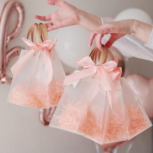 Baby-Dusche Willkommen Tasche Rosa, Beutel Babyparty, Baby-Dusche Willkommen Beutel, Rosa Baby-Dusche Willkommen Tasche, Rosa Baby-Dusche Willkommen Tasche