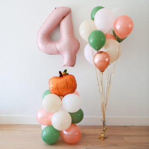 Pumpkin birthday party, birthday little pumpkin, pumpkin balloon, DIY balloon kit, autumn birthday balloon, thanksgiving birthday