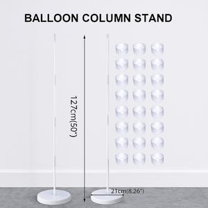 Soporte de columna de globos, juego de decoración para fiesta de feliz cumpleaños
