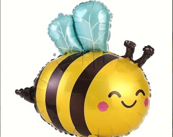 6 Months Birthday Decorations 1st Bee Day Bumble Bee Party Balloon ...