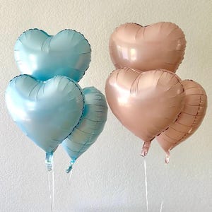 Gender Reveal Celebration-ballon, hallo of zij, babyshowerdecoratie, blauwe en roze ballonnen, gender Reveal-decor, jongens- of meisjesfeest, oh baby