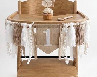 Boho fall 1st birthday banner, boho fall high chair banner, boho first birthday decorations, boho baby birthday, boho banner, brown banner