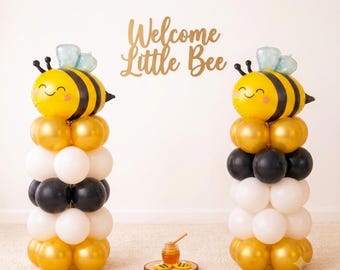 Bee baby shower balloon, bee baby shower decoration, bee balloon, bee baby shower