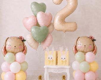 Some bunny is one, bunny birthday decorations balloons, bunny balloon, bunny decorations