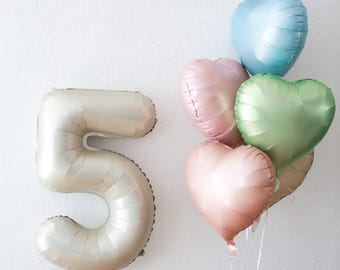 Spring Neutral Pastel Balloons, Beige pastel, for 1st Birthday Party, Birthday Decor, Baby girl birthday decor, Girls just wanna be