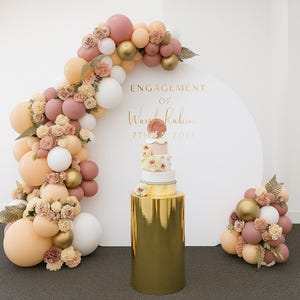 Boho balloon arch, fall autumn birthday balloon, boho baby shower balloon arch, blush, dusty pink balloon arch, brown DIY balloon arch