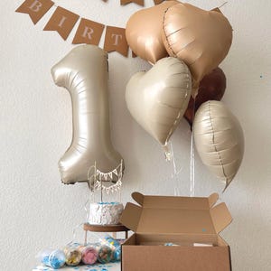 1st baby boy birthday party balloons, First birthday Girl Customized Birthday Decorations kit baby boy 1st birthday, girl 1st birthday party