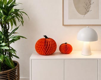 Pumpkin decor, orange pumpkin, Thanksgiving tables decorations, pumpkin decor
