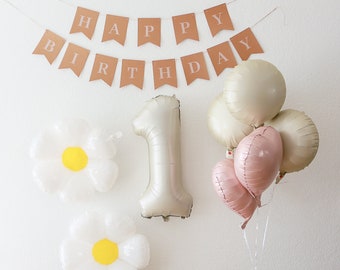 Daisy 1st birthday party, daisy balloon, daisy-themed decoration, daisy birthday party, Daisy decoration