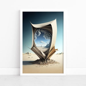 Surrealism Poster | Surrealism Print Art | Surrealism | Poster | Illustration | Landscape | Surreal Art Wall Decor