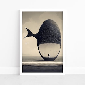 Surrealism Poster | Surrealism Print Art | Surreal Art Wall Decor | Surrealism | Poster | Illustration | Landscape