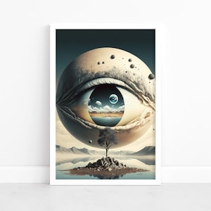 Surrealism Poster | Surrealism Print Art | Surrealism | Poster | Illustration | Landscape | Surreal Art Wall Decor