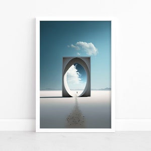 Surreal Art Poster | Surrealism Print Art | Surreal Art Wall Decor | Surrealism | Poster | Illustration | Landscape