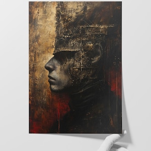 Allure invisible: Impresión Giclée de bellas artes / Expresión surrealista / Decoración de interiores oscura / Arte mural místico / Estética encantadora