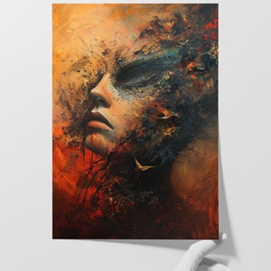 Außerweltlicher Anhänger: Fine Art Giclée Druck | Surrealer Ausdruck | Dunkel Wohnkultur | Mystische Wandkunst | Fesselnde Ästhetik