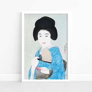 Vintage Poster by Yamanaka Kodō - Japanese Art Print | Wall Art | Japanese poster | Japan Wall Art Print | Japanese Woman