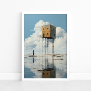 Surrealismo moderno: Poster d'arte / Opere d'arte con stampa surrealista / Decorazione da parete / Arte da parete surreale contemporanea / Stampa di illustrazioni astratte