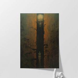 Otherworldly Allure: Fine Art Giclée Print | Surreal Artistry | Dark Home Decor | Wall Art | Captivating Aesthetic | Halloween Inspirations