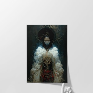 Gothic Dreamscape: Fine Art Giclée Print | Surreal Artistry | Dark Home Decor | Gothic Ornament | Scary Wall Art | Enigmatic Aesthetic