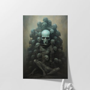 Ethereal Enchantment: Fine Art Giclée Print | Surreal Artistry | Dark Home Decor | Mysterious Wall Art | Captivating Aesthetic
