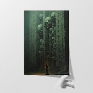 Ätherische Schatten: Fine Art Giclée Druck | Surreale Kunstfertigkeit Dunkel Wohnkultur | Wandkunst | Gothic Inspiration | Surrealismus Druck