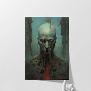 Surreal Elegance: Fine Art Giclée Print | Enigmatic Artistry | Dark Home Decor | Mysterious Wall Art | Captivating Aesthetic